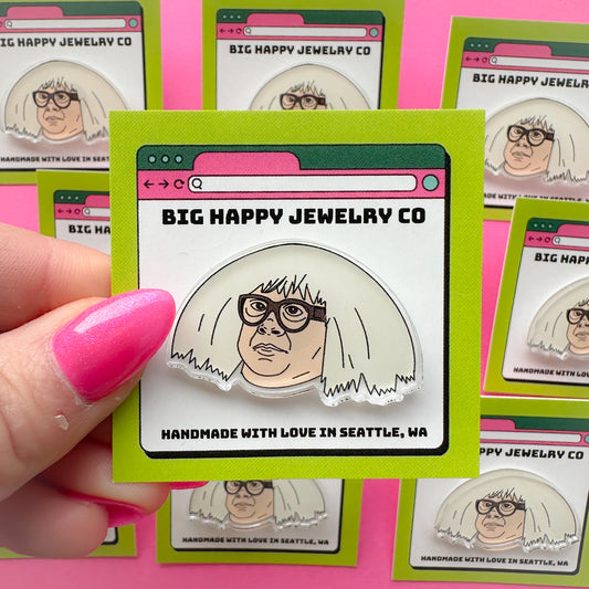 Ongo The Art Collector Acrylic Pin