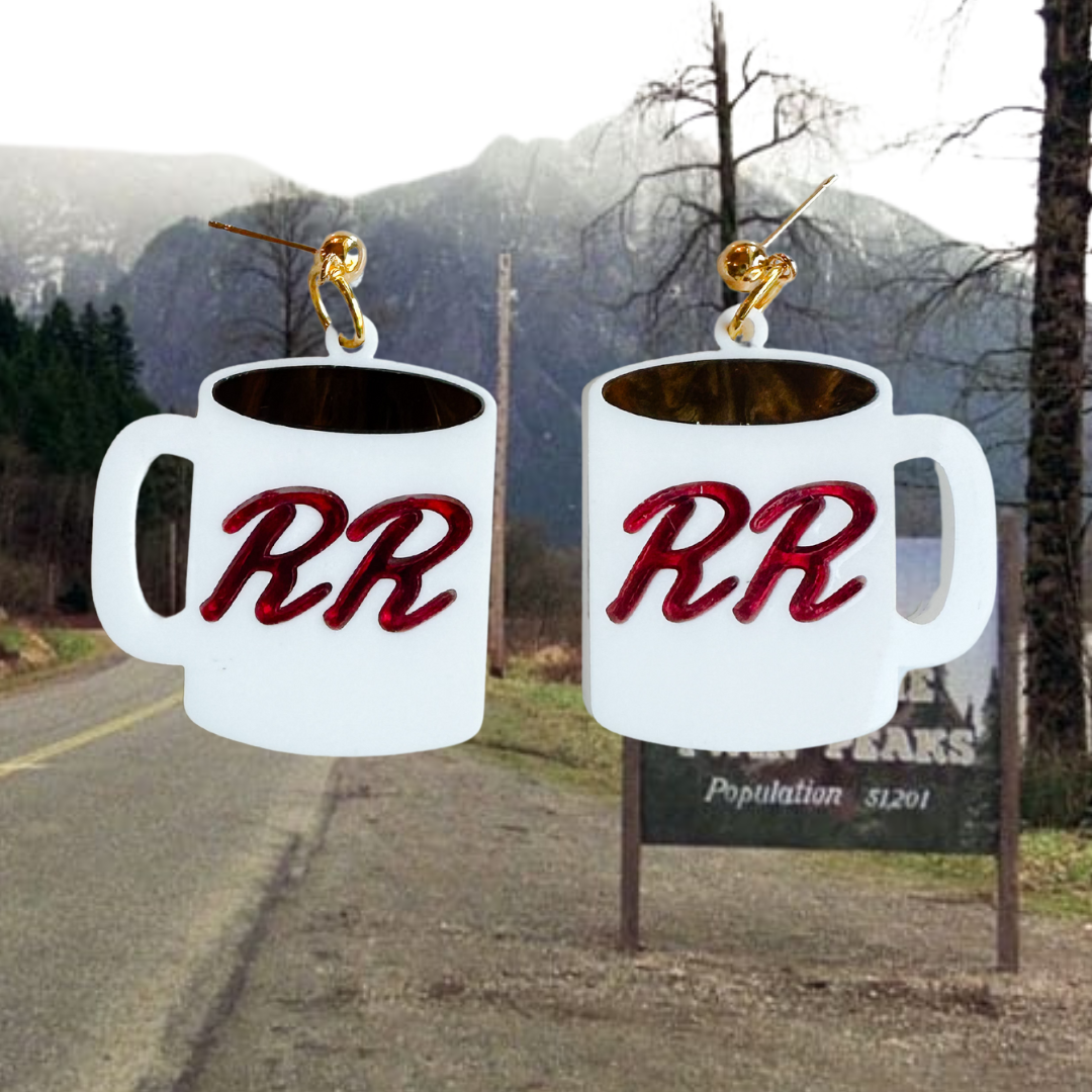 Double R Diner Mug Earrings