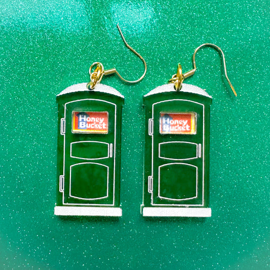 Porta Potty Earrings