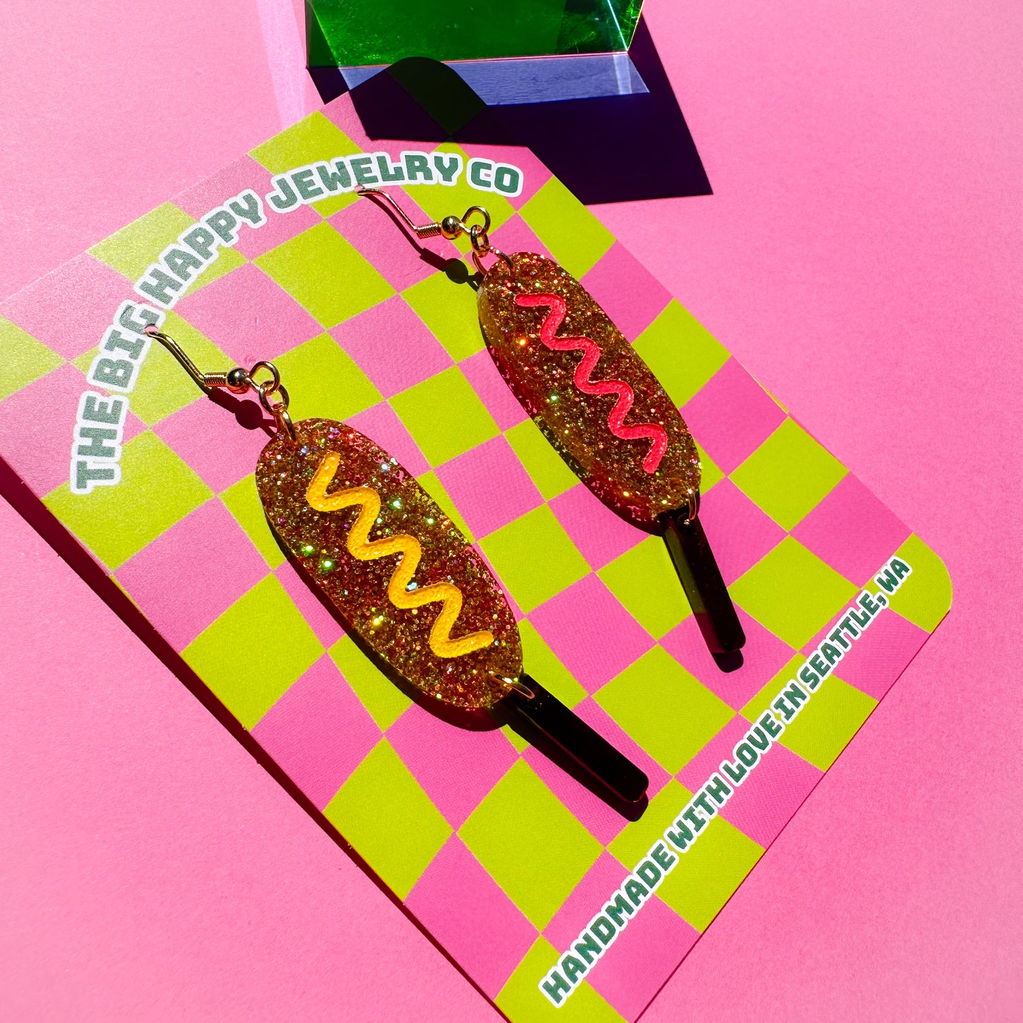 Corn Dog Earring