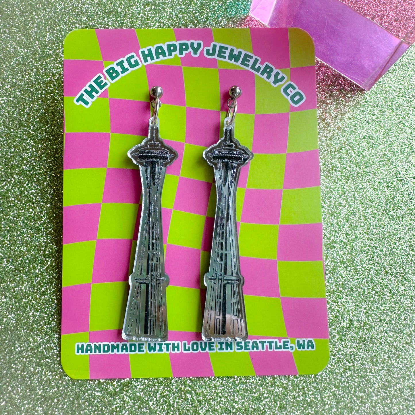 Space Needle Earring