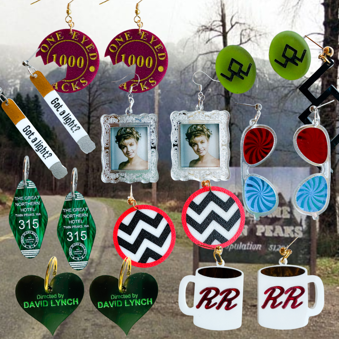 Double R Diner Mug Earrings