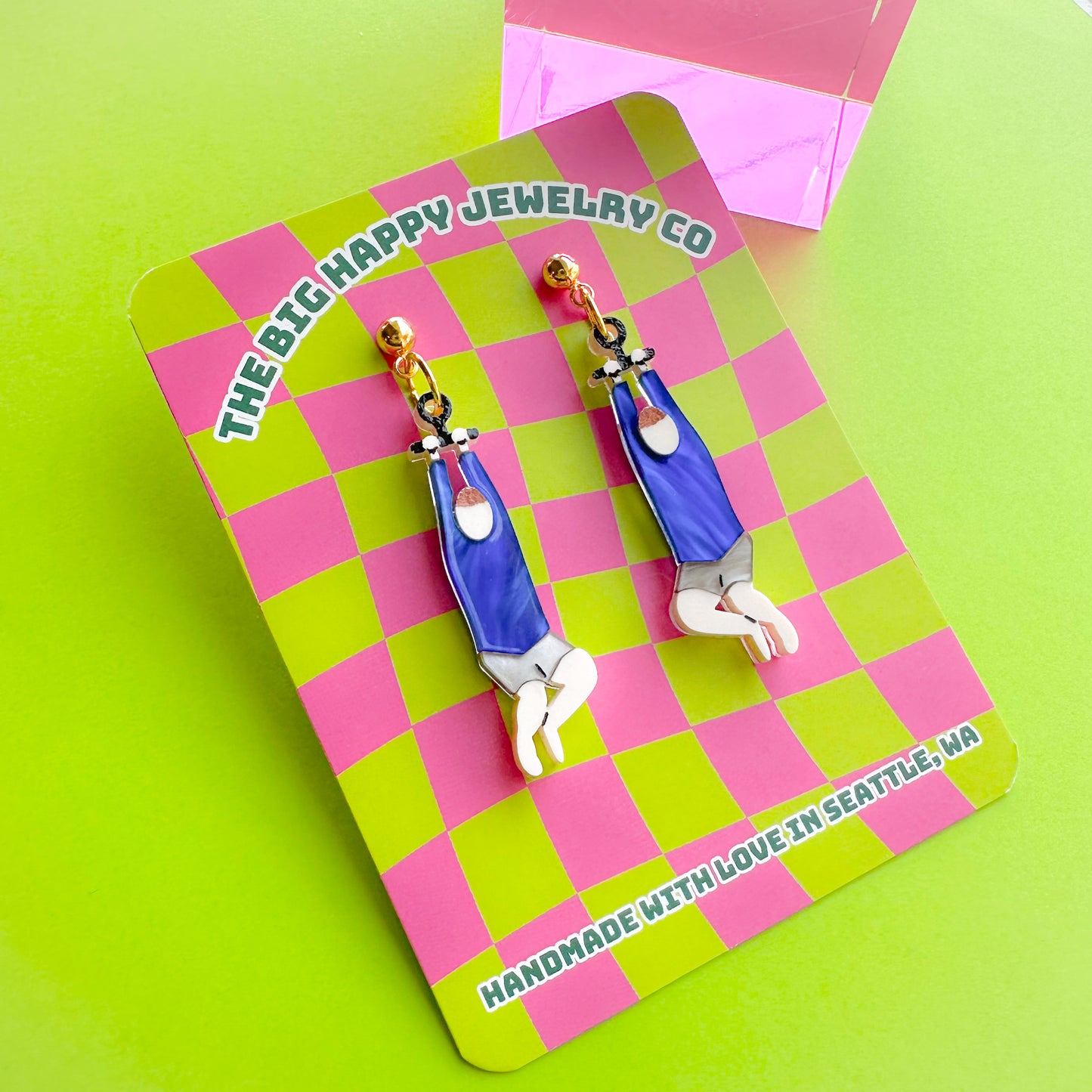 Zip Line Ronnie Earrings