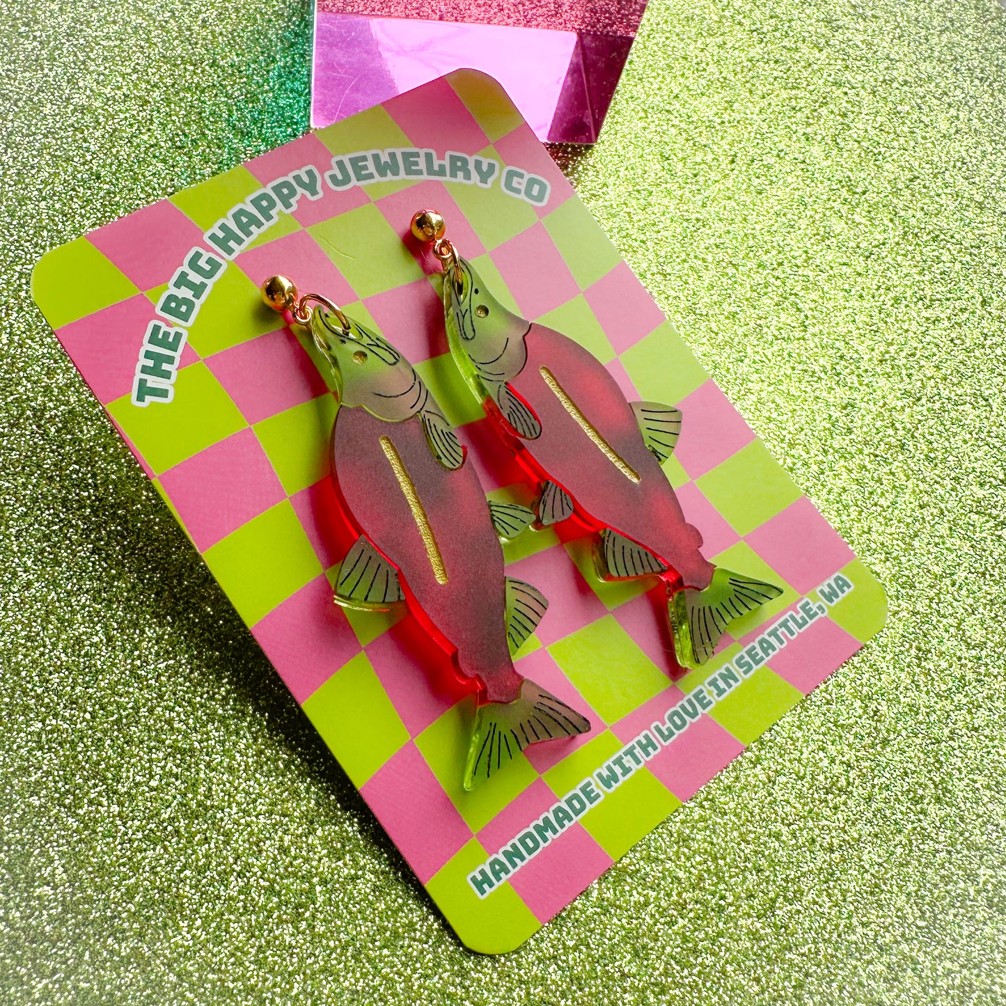 Sockeye Salmon Earring