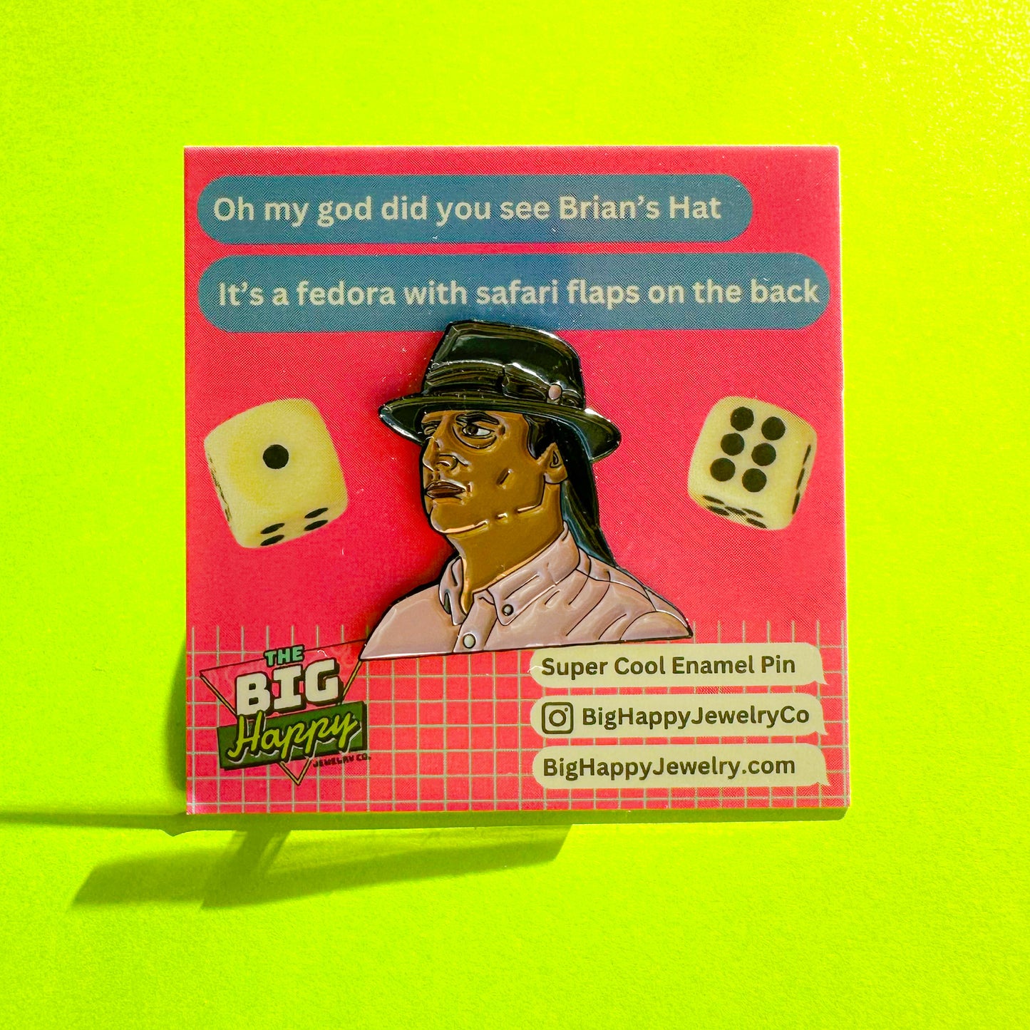 Brian’s Hat Enamel Pin