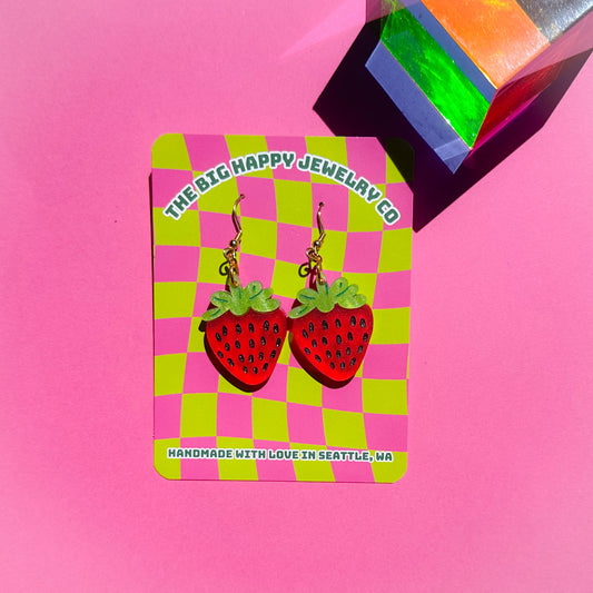 Strawberry Earring