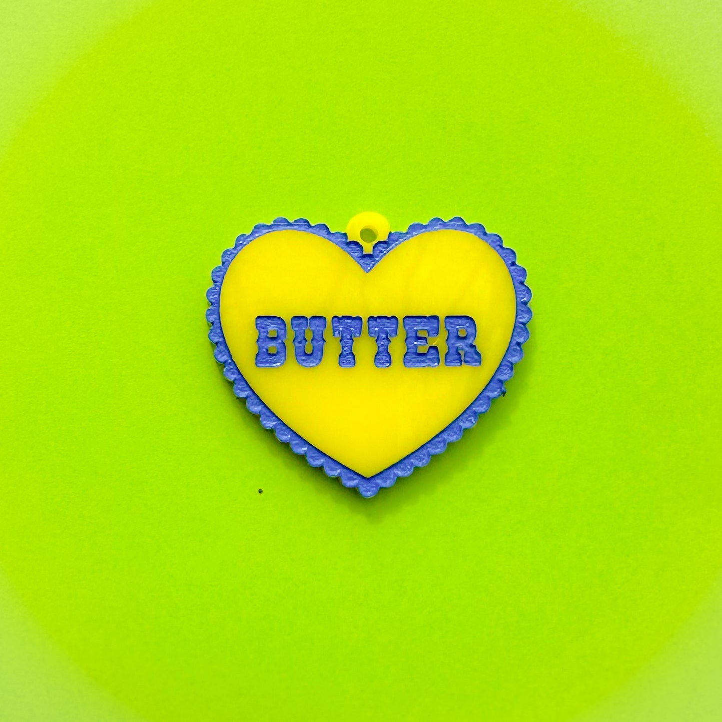 Butter Heart Earrings