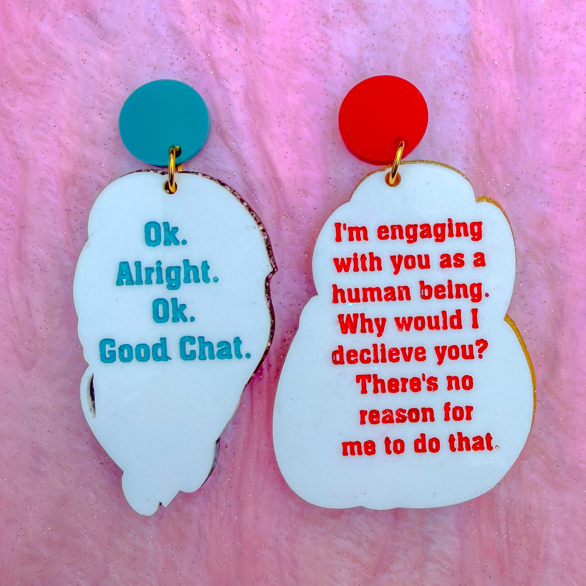 Nathan x Elizabeth- You Can See Everything (earring, pin, bag charm)