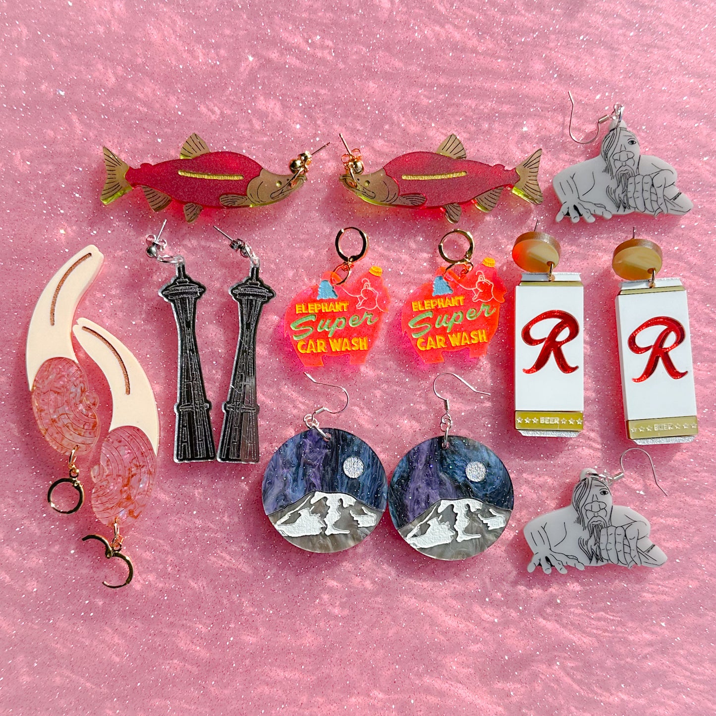 Sockeye Salmon Earring