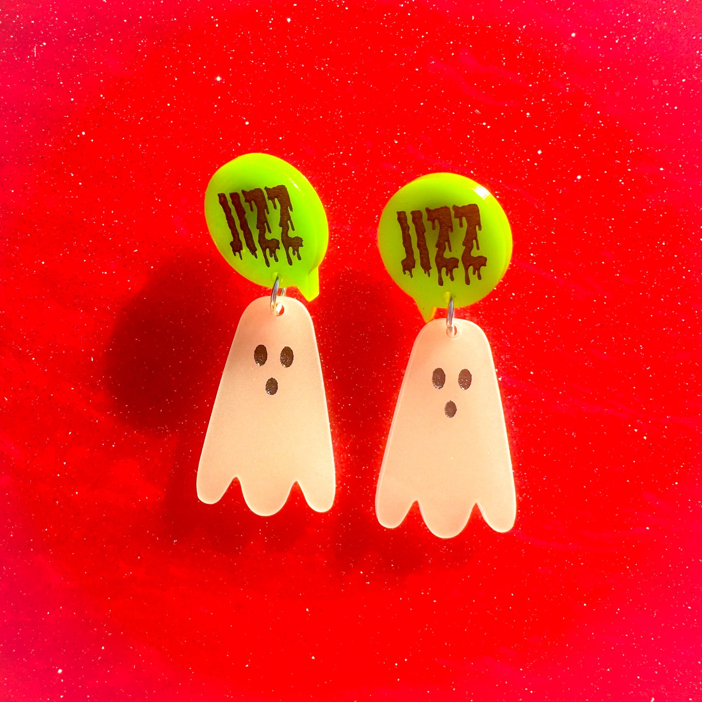 J1zz Ghost Earring *GLOW IN THE DARK*