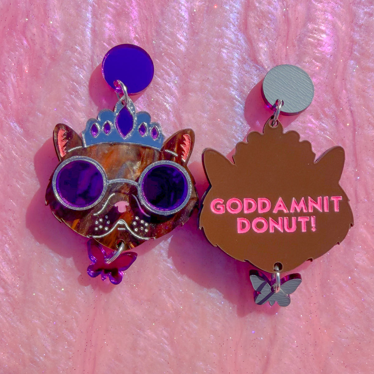 Princess Donut Earrings