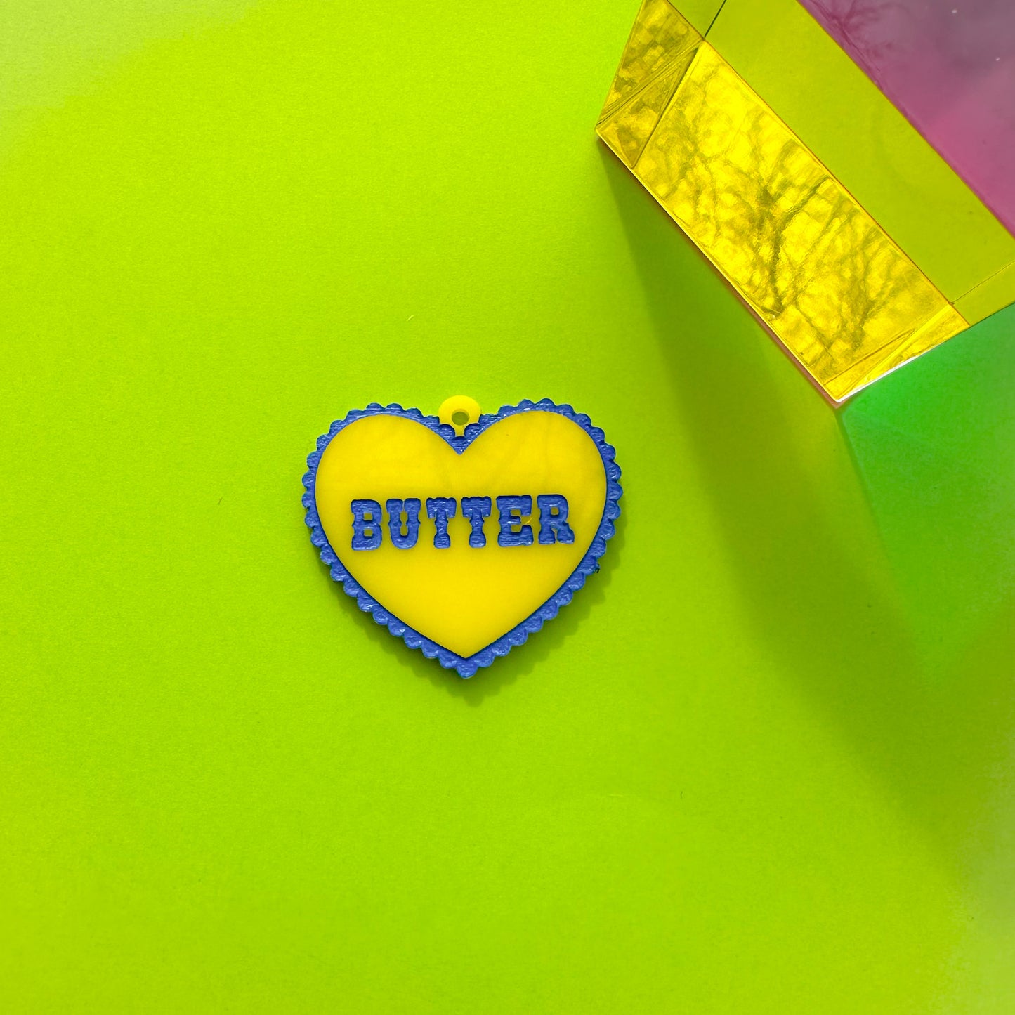 Butter Heart Earrings