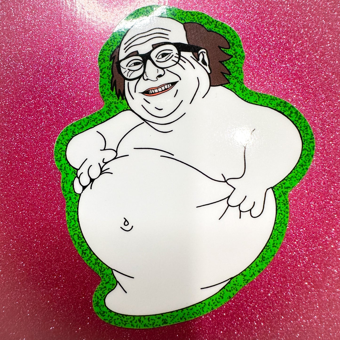 Danny DeVito Ghost Sticker