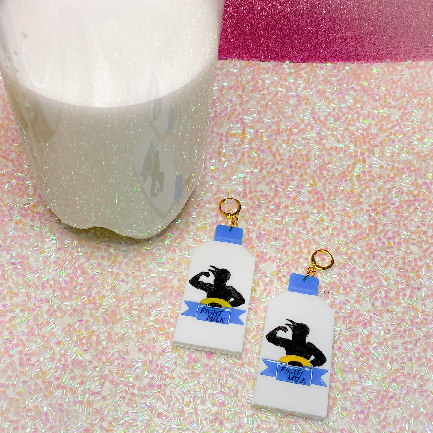 Fight Milk Earrings