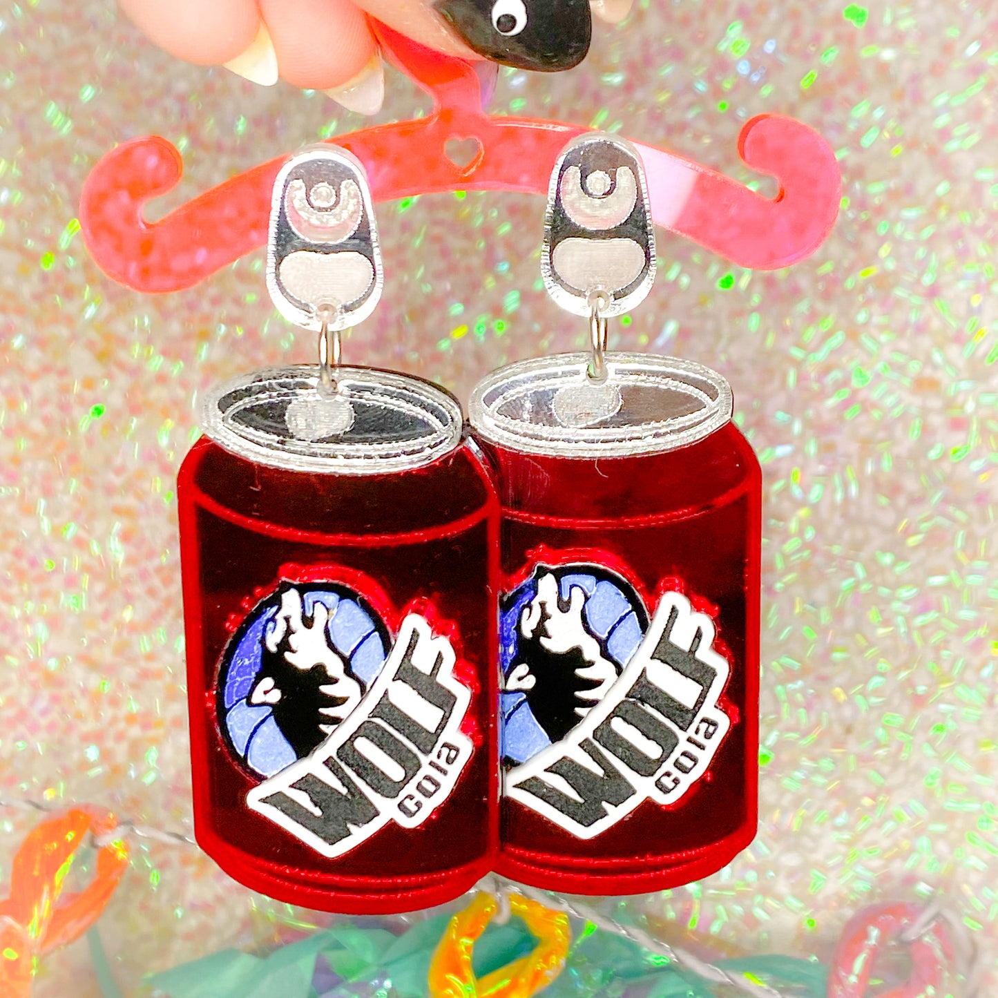 Wolf Cola Earrings